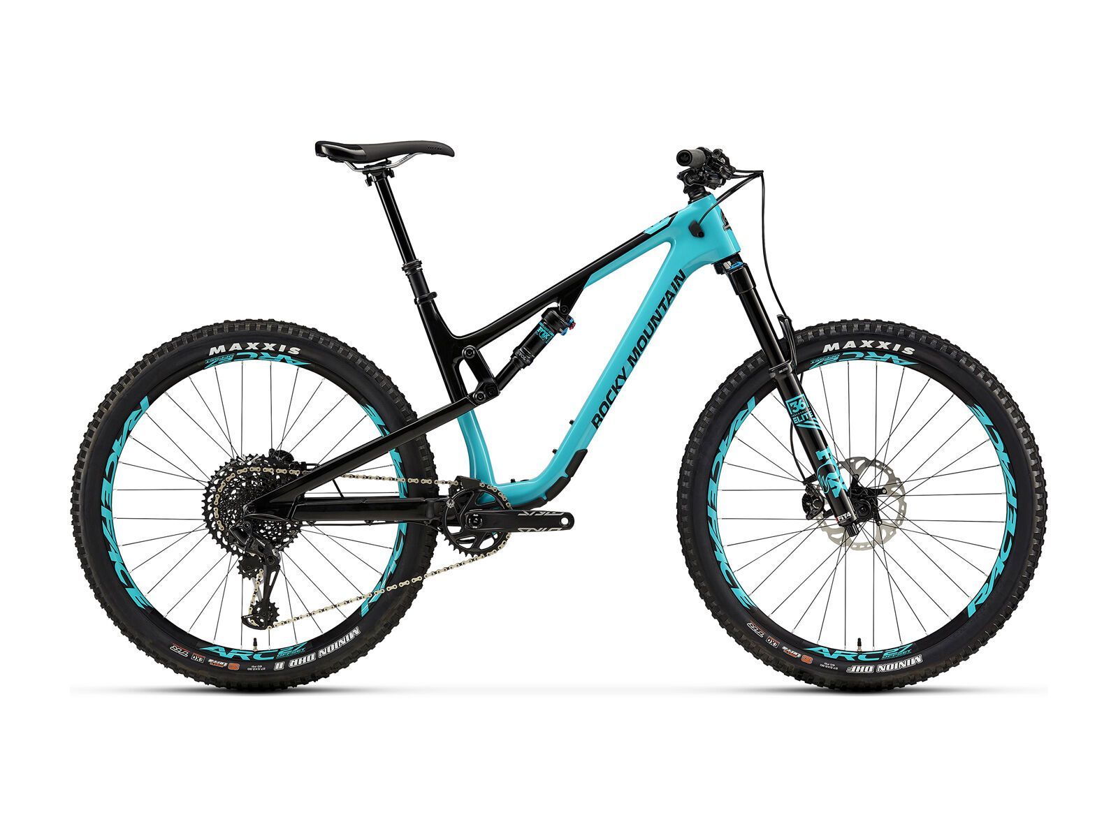 Rocky Mountain Thunderbolt Carbon 90 BC Edition, billy ocean/black in black - Bild 1