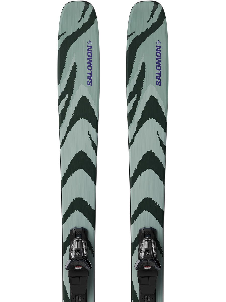 Salomon QST 92 + M11 GW L100, iceberg green/dark grey/ultra violet - Bild 4