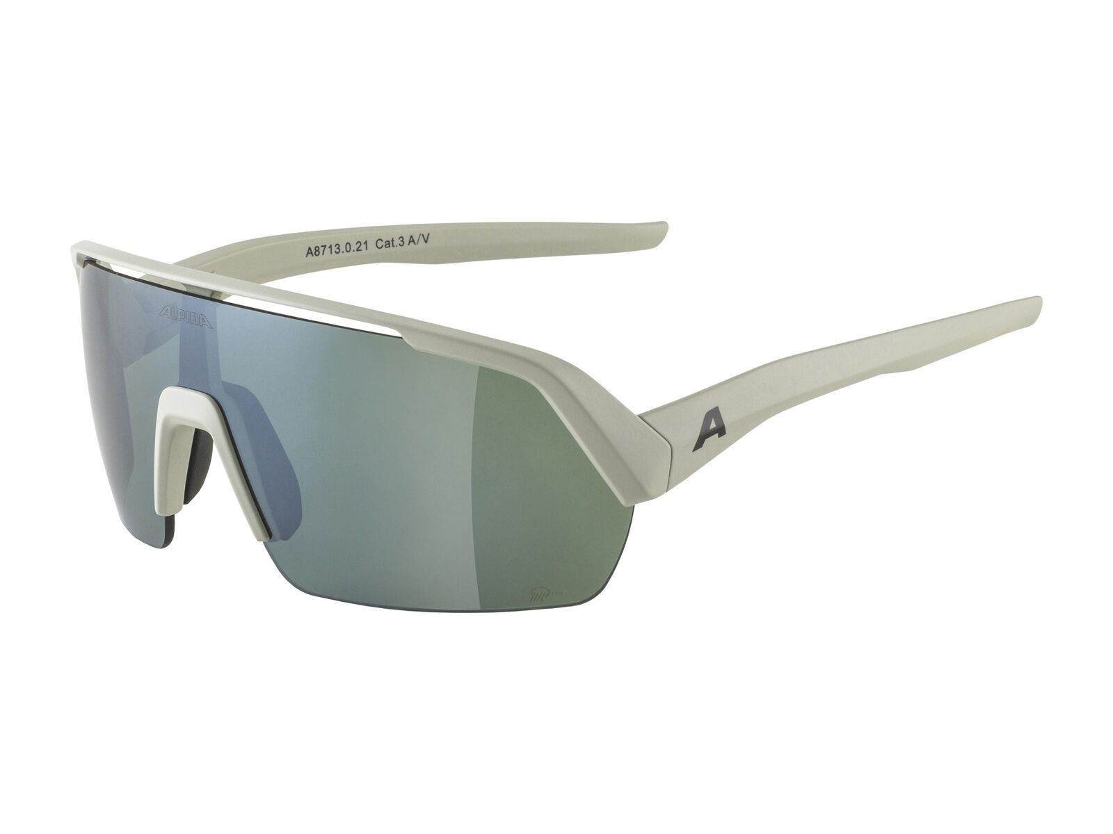 Alpina Turbo HR Q-Lite, Mirror Silver / cool-grey matt - Bild 2