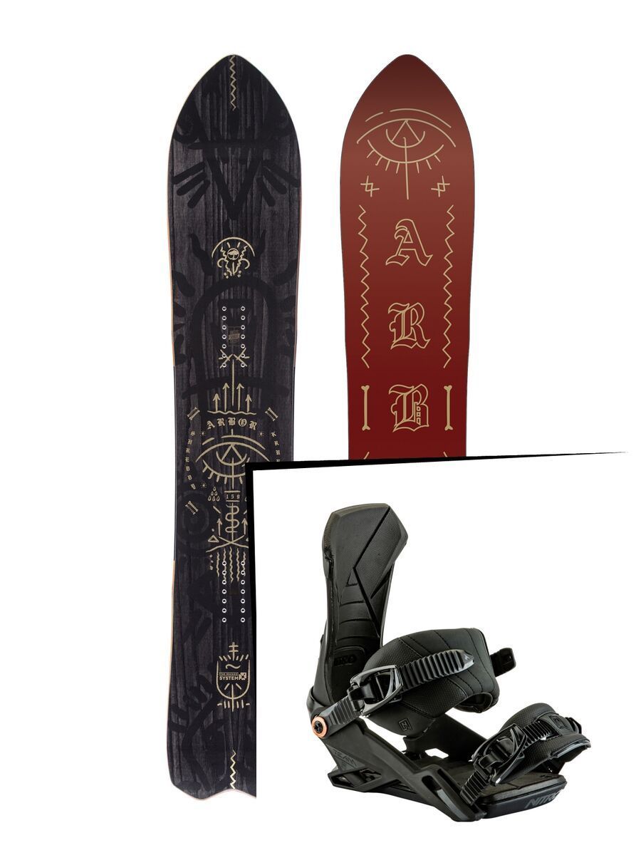 Set: Arbor Shreddy Krueger 2017 + Nitro Team (1691157S) - Bild 1