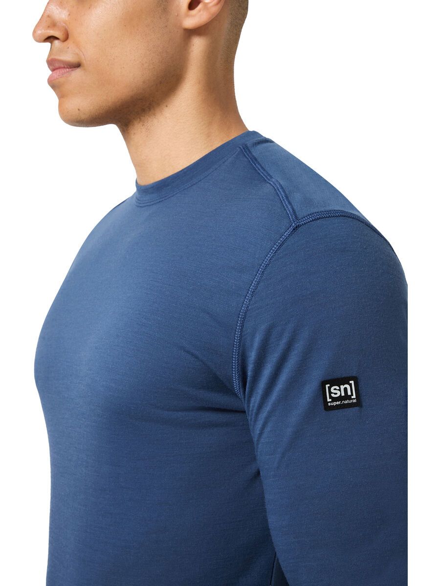 super.natural Tundra175 LS Herren, ocean blue - Bild 6