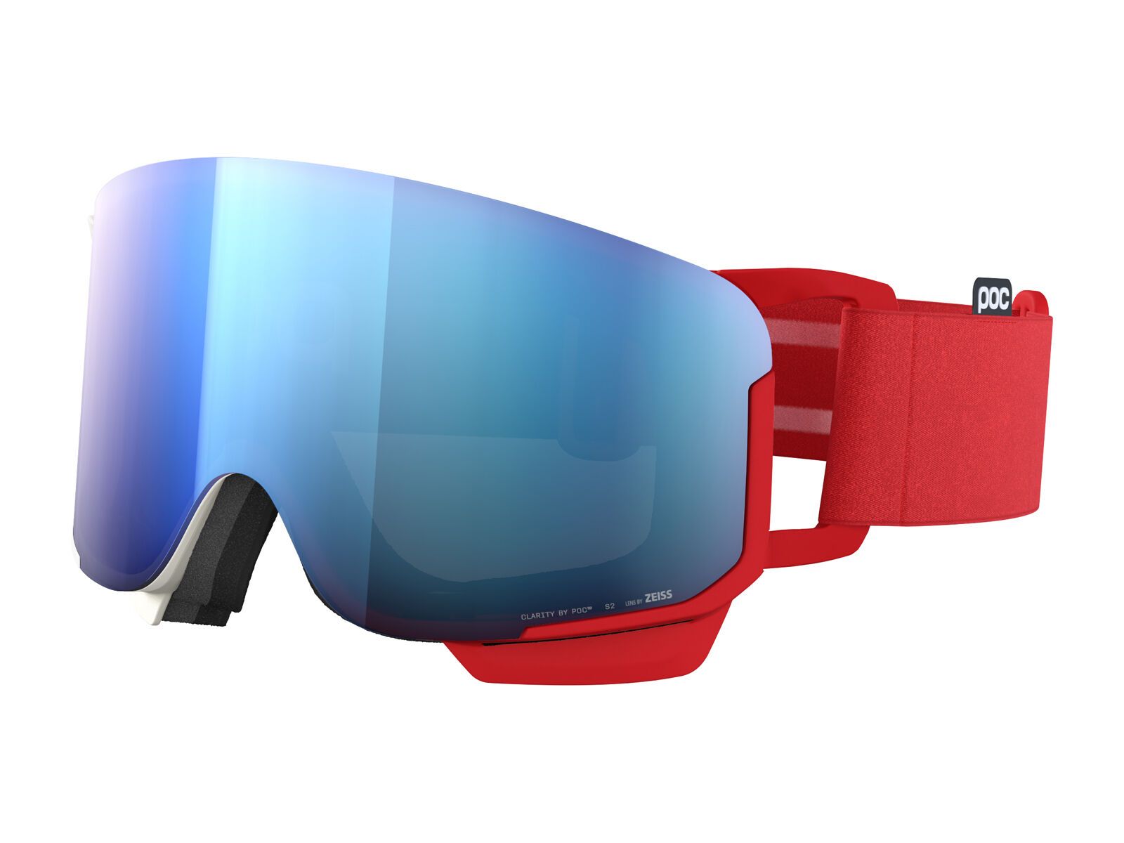 POC Nexal Mid, Clarity Hi. Int. Partly Sunny Blue / rouge/blanc - Bild 1