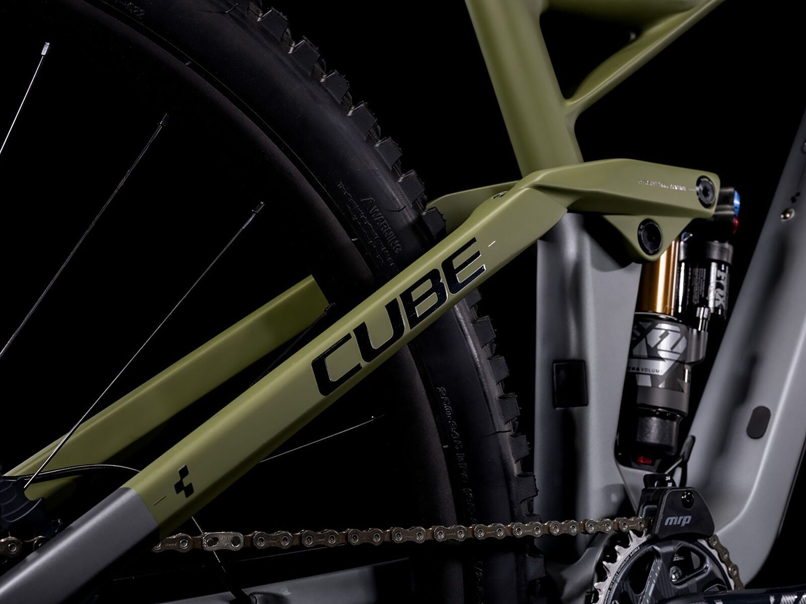 Cube Stereo 150 C:62 TM 29, flashgrey´n´olive - Bild 6