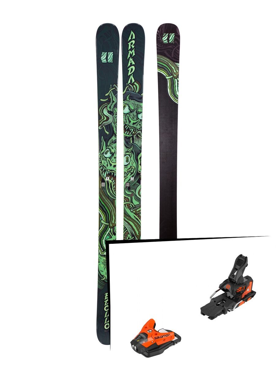Set: Armada Edollo 2019 + Salomon STH2 WTR 13 orange/black - Bild 1