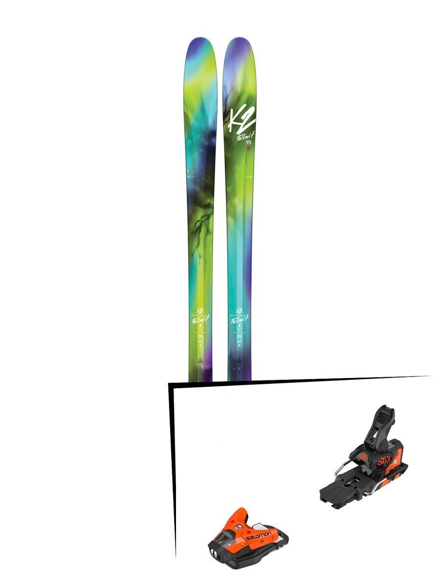 Set: K2 SKI FulLUVit 95 2017 + Salomon STH2 WTR 13 (2212356) - Bild 1