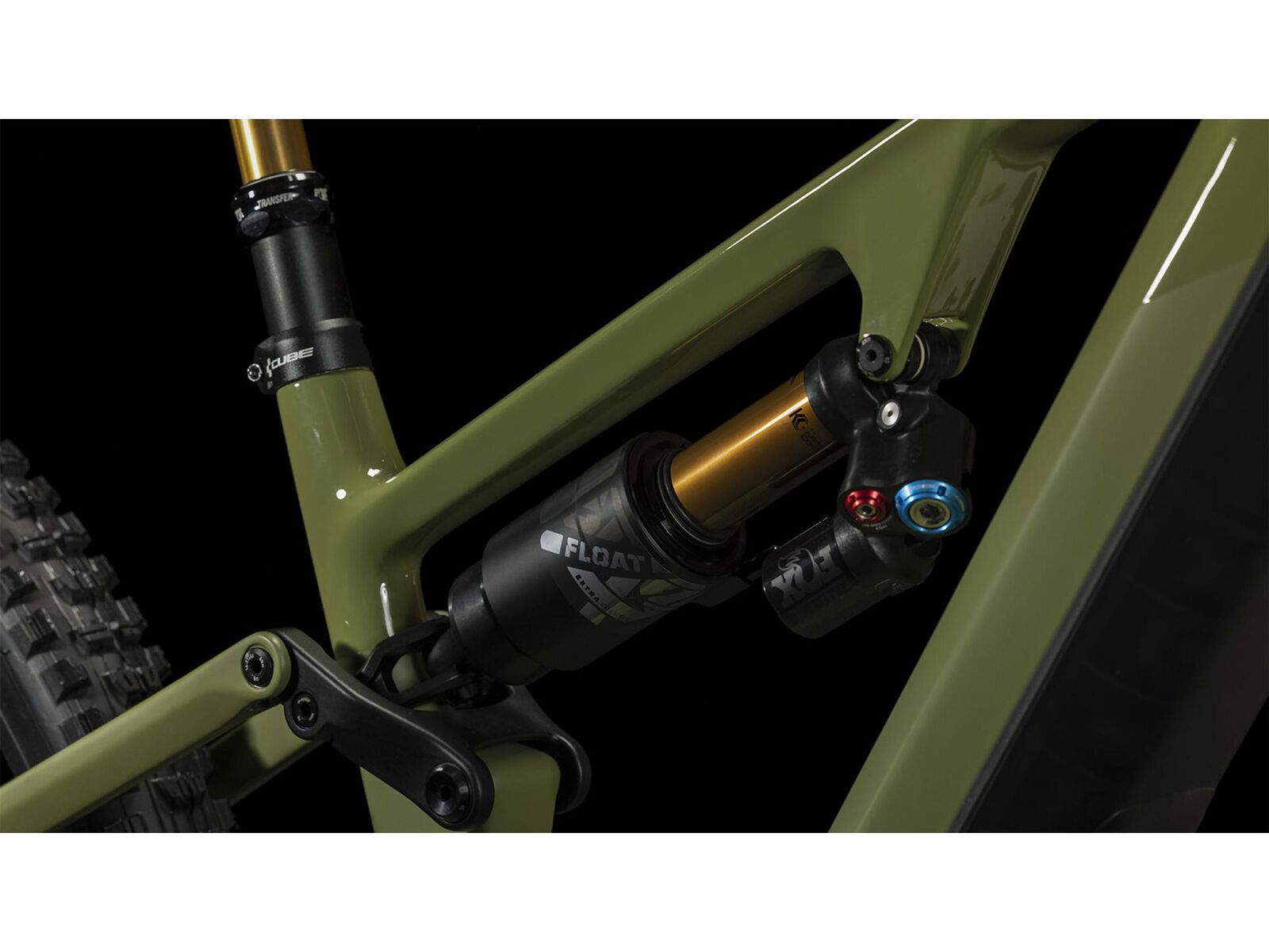 Cube Stereo Hybrid One55 C:68X TM 750 29, olive´n´chrome - Bild 3