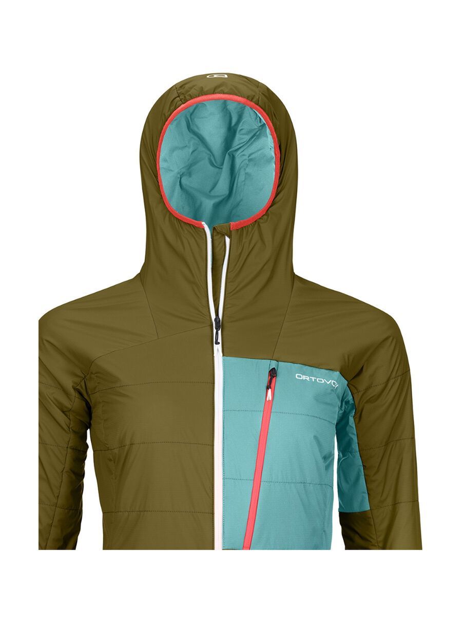 Ortovox Swisswool Piz Duan Jacket W, green moss - Bild 2