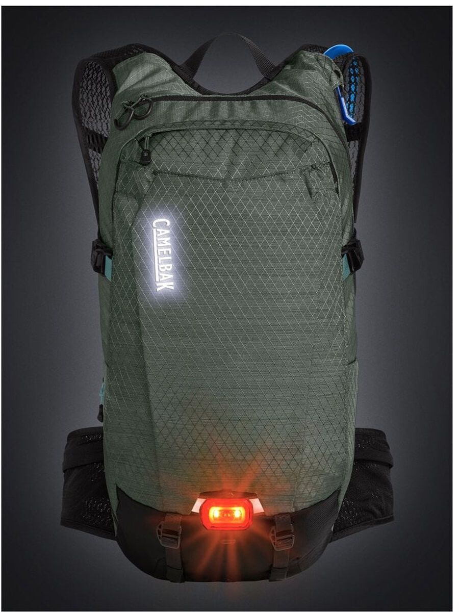 Camelbak M.U.L.E. Pro Trinkrucksack 14 L + 3 L Reservoir, agave green/black - Bild 15