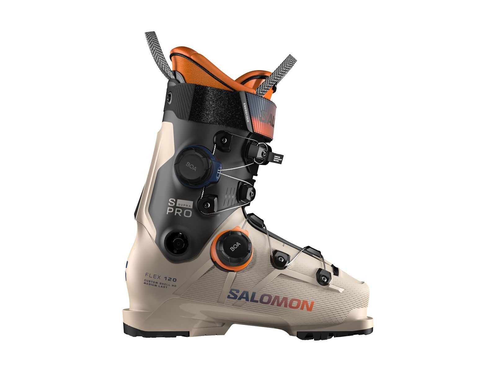 Salomon S/Pro Supra Dual BOA 120 GW, humus/black/orange tiger - Bild 1