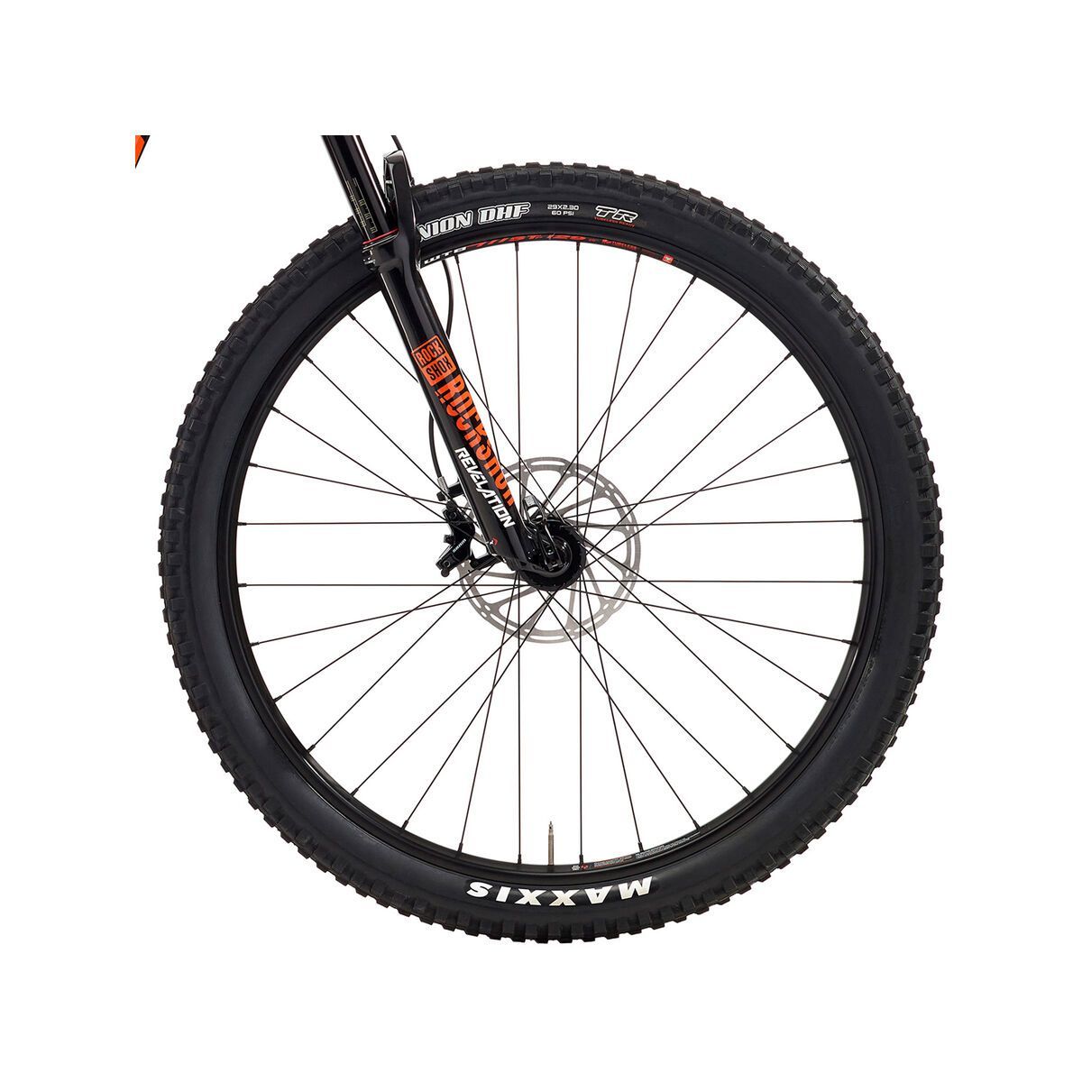 Kona Satori DL, gloss hot orange w/ black & white decals - Bild 3