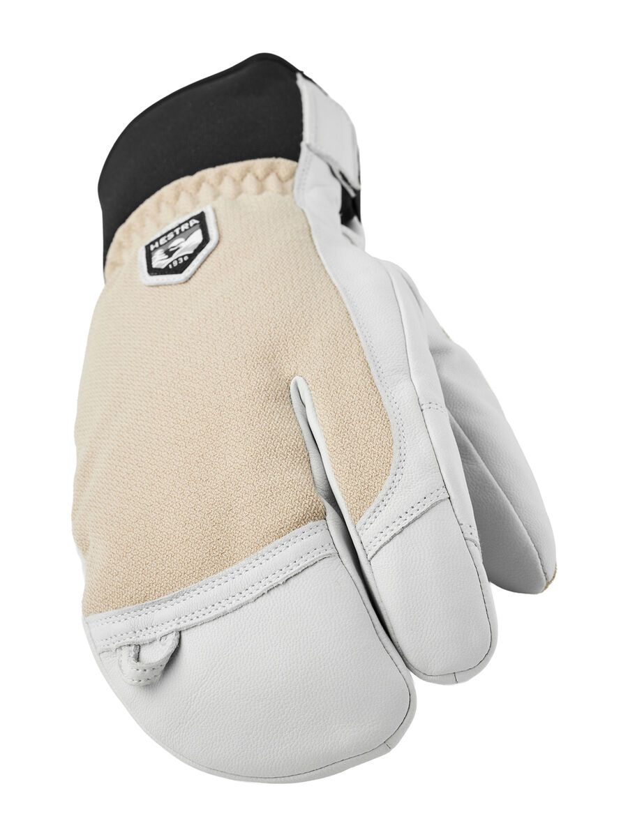 Hestra Army Leather Patrol 3 Finger, beige - Bild 3