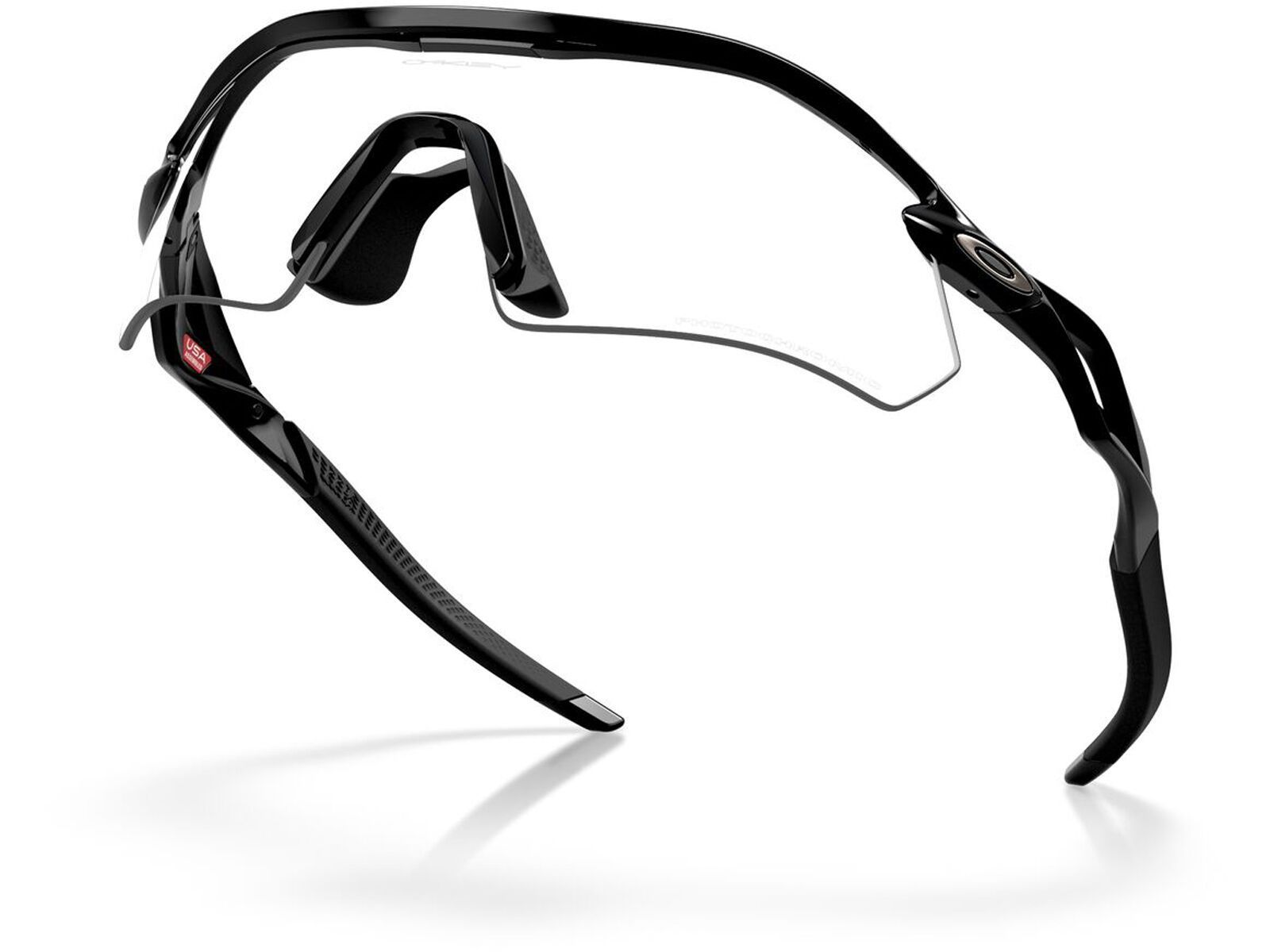 Oakley Radar Plate, Clear To Black Iridium Photochromic / polished black - Bild 3