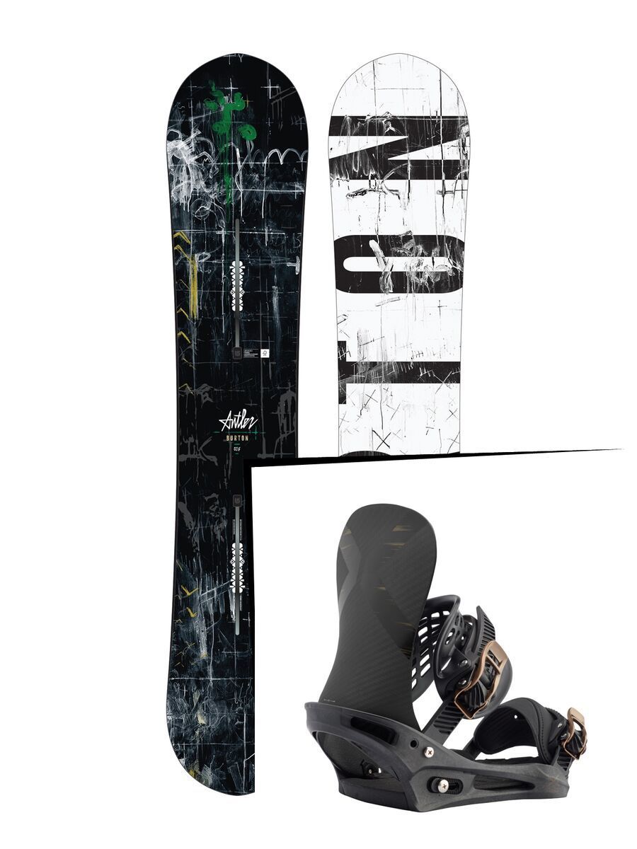 Set: Burton Antler 2017 +  X-Base (1712954S) - Bild 1