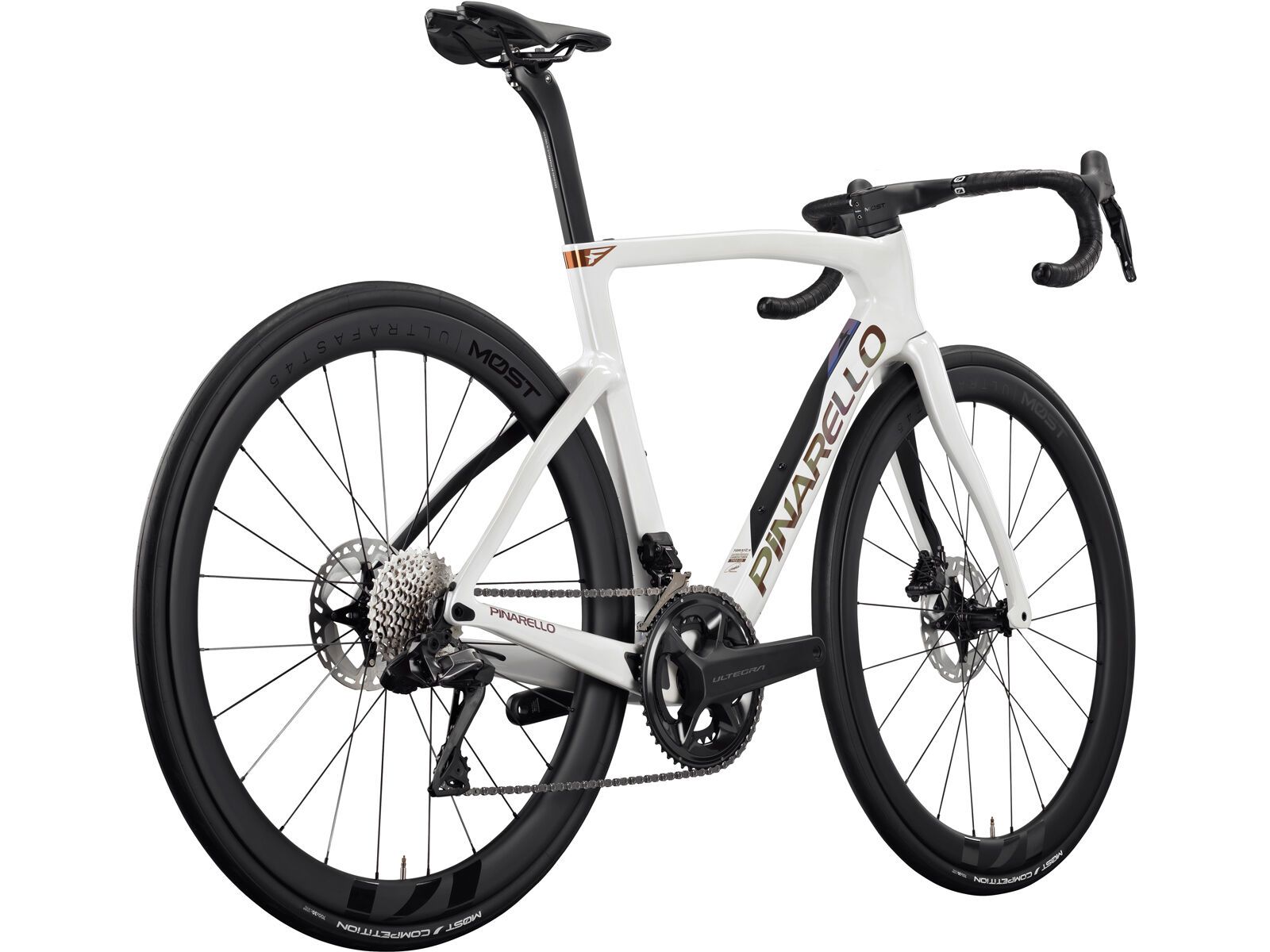 Pinarello F7 Force AXS 2x12 / MOST Ultrafast 45, alabaster white shiny - Bild 2