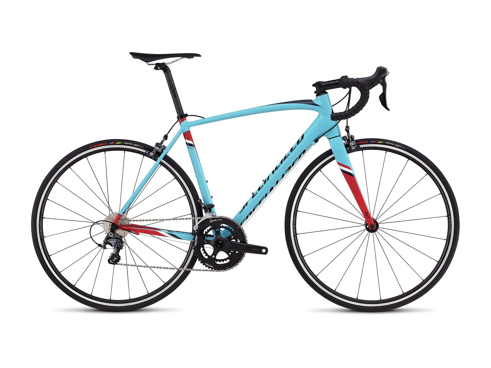 Specialized Allez DSW SL Expert, gloss light blue/red/tarmac black/navy/white - Bild 1