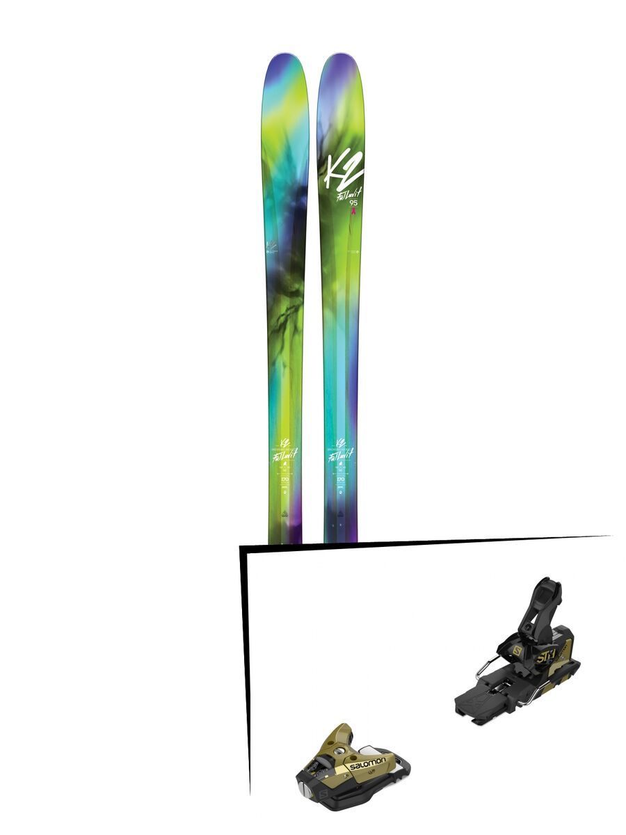 Set: K2 SKI FulLUVit 95 2017 + Salomon STH2 WTR 16 (2212360) - Bild 1