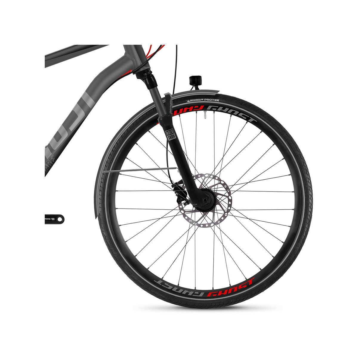 Ghost Square Trekking 8.8 AL, micro chip gray/titanium gray/roit red - Bild 2