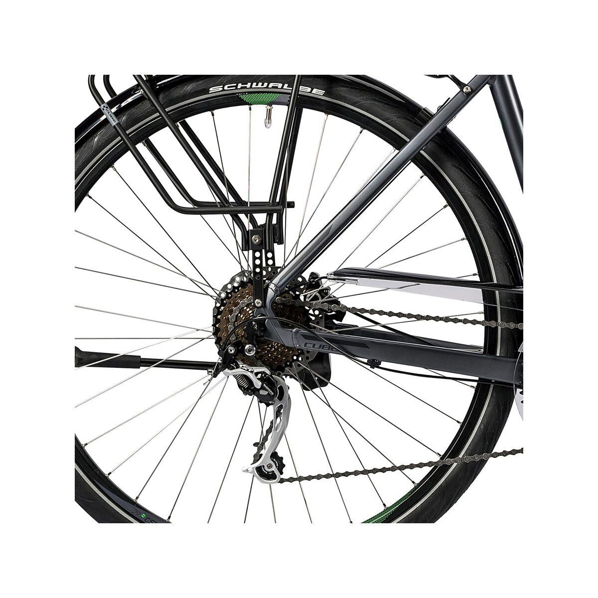 Cube Touring EXC Easy Entry, grey black flashgreen - Bild 4