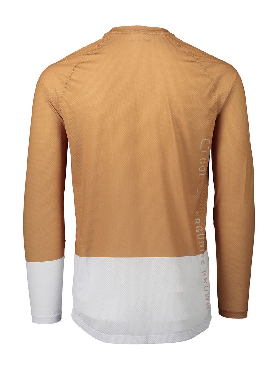 POC MTB Pure LS Jersey, aragonite brown/hydrogen white - Bild 2