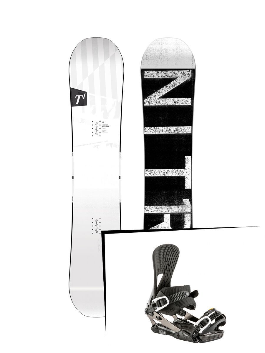 Set: Nitro T1 Wide 2019 + Nitro Machine dark night - Bild 1