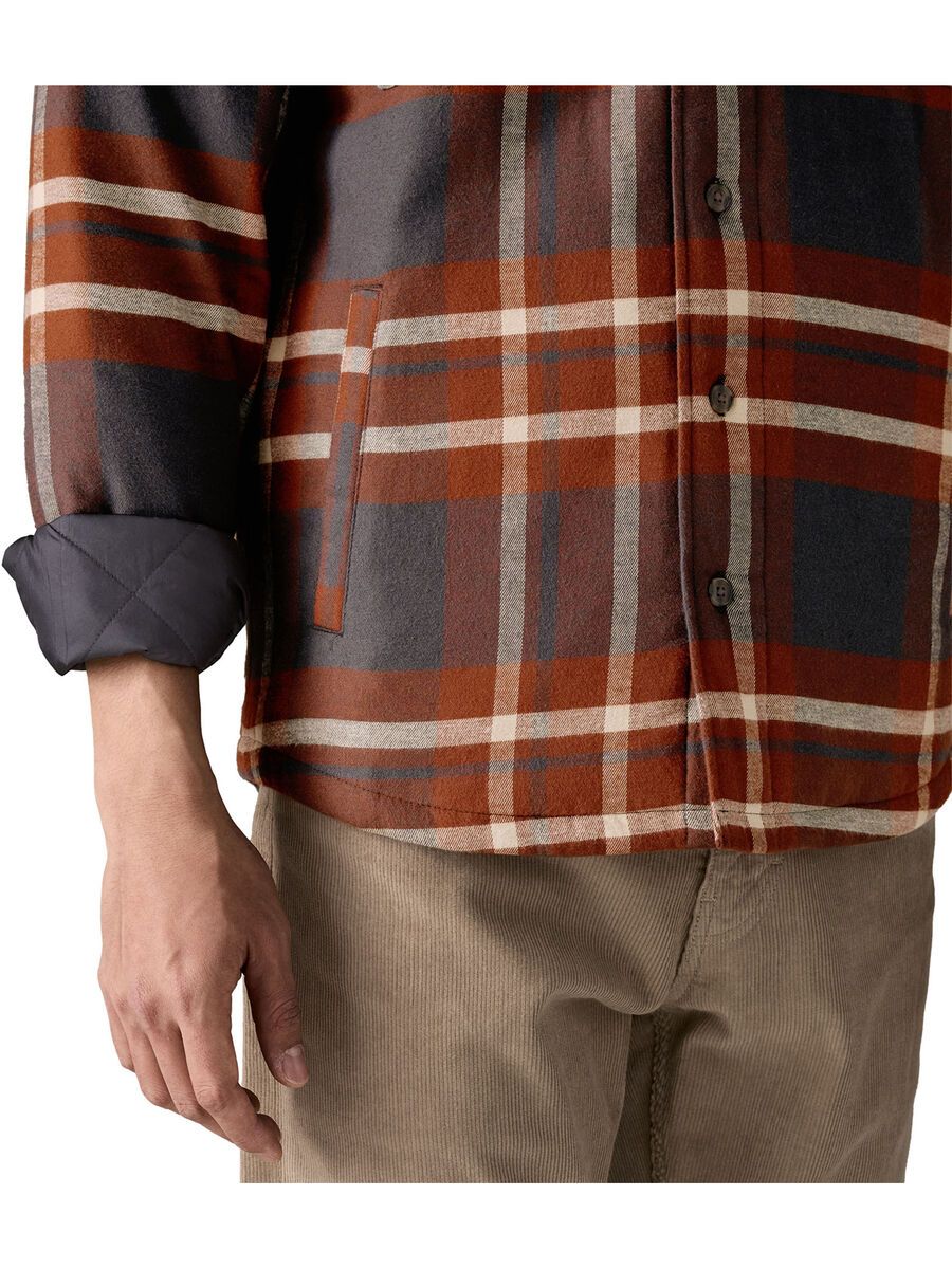 Patagonia Men's Lightweight Insulated Fjord Flannel Shirt Ashore, ink black - Bild 6