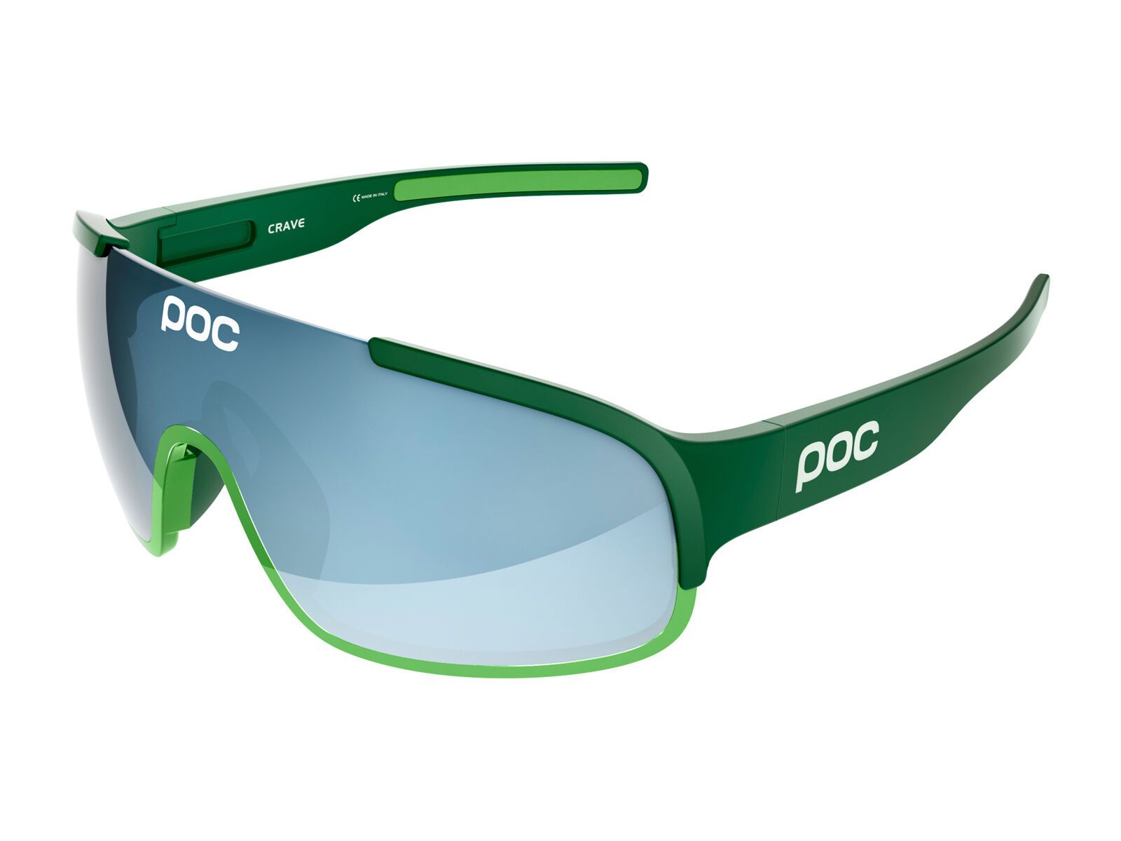 POC Crave, green phosph green/Lens: blue electric mirror - Bild 1