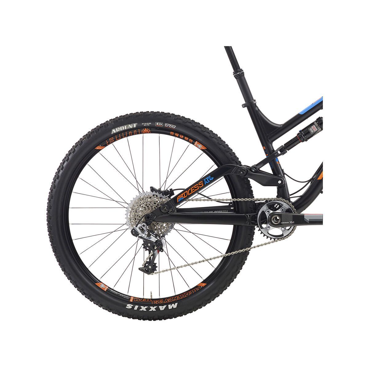 Kona Process 134 Supreme, matt black w/ gloss orange and blue decals - Bild 4