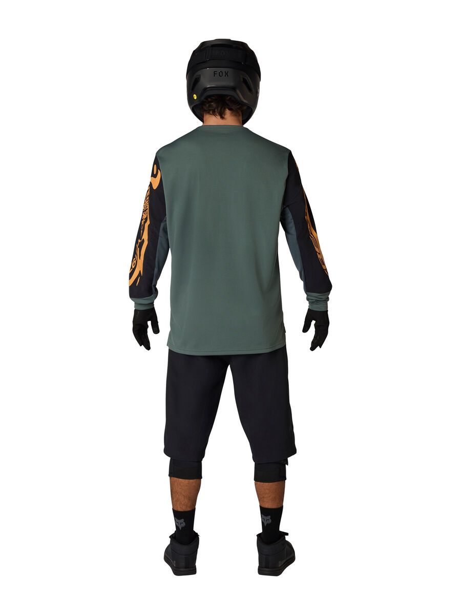 Fox Defend Long Sleeve Jersey Creation, sage - Bild 7