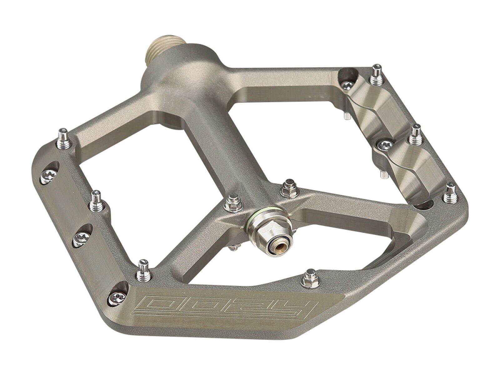 Spank Oozy Reboot Flat Pedal, gun metal - Bild 1