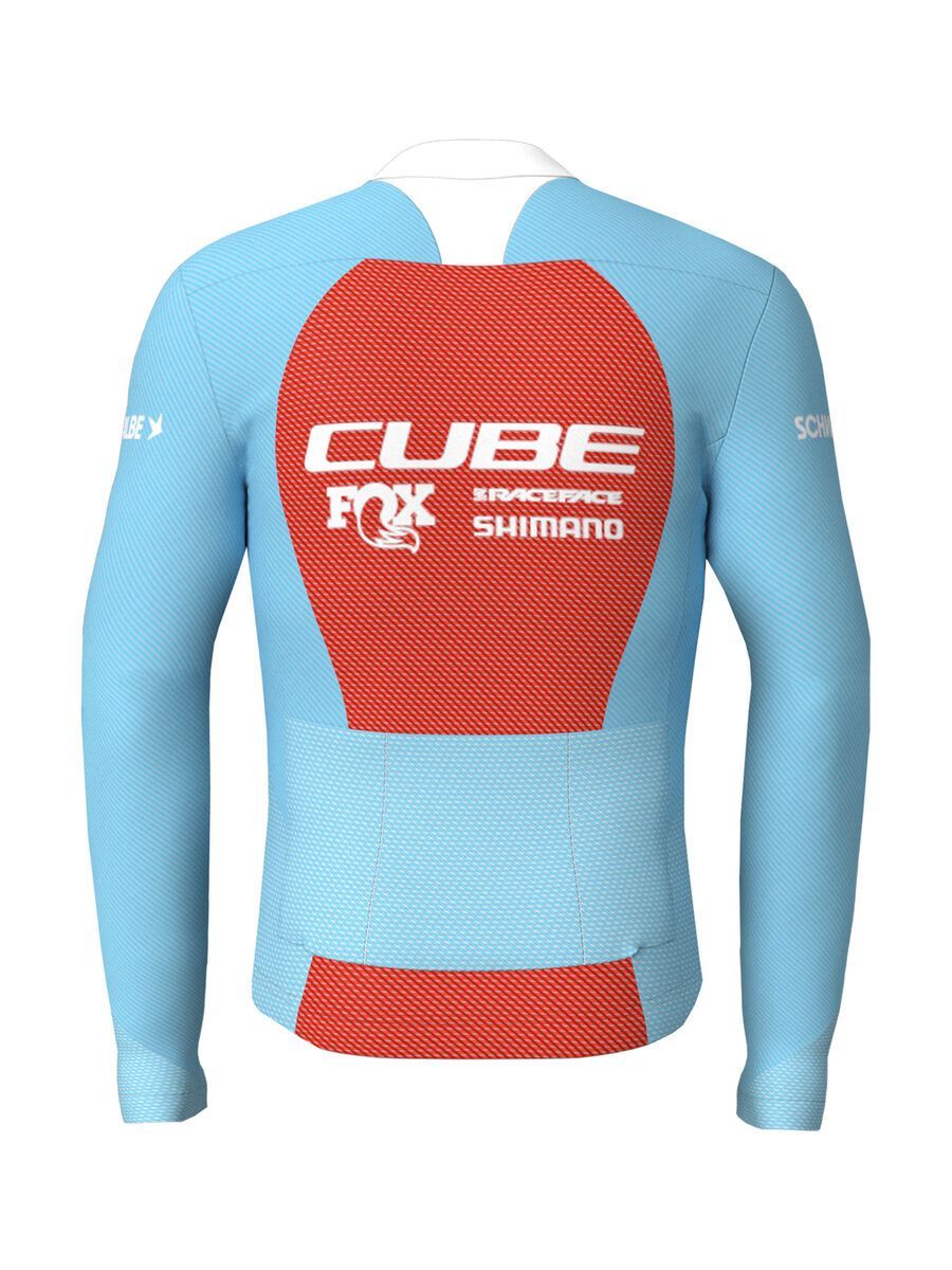Cube Road/XC Trikot X Factory Racing langarm, blue´n´orange - Bild 2