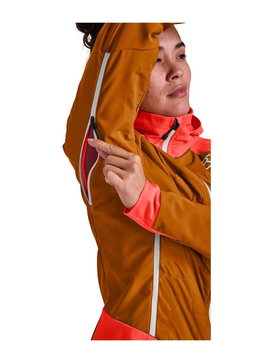 Ortovox Swisswool Col Becchei Hybrid Jacket W, ice waterfall - Bild 3