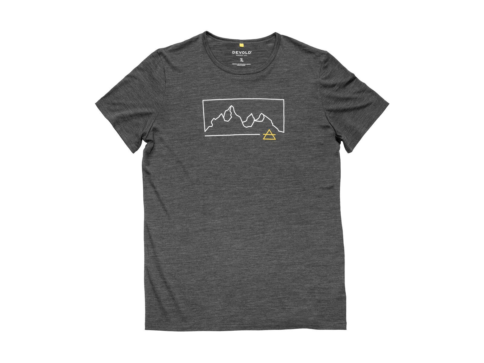 Devold Active Outline Tee Man, anthracite - Bild 1