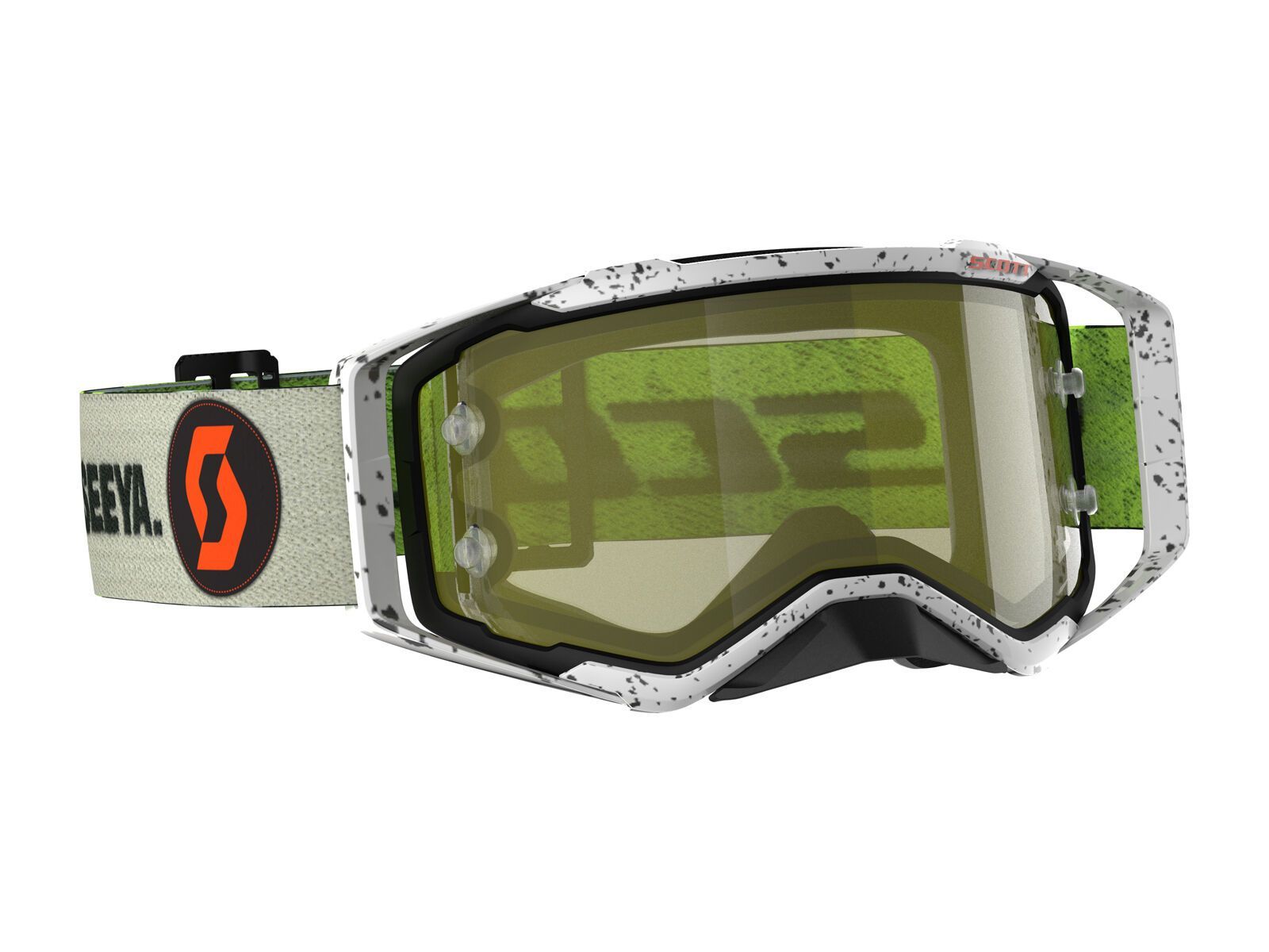 Scott Prospect Goggle Brendan Fairclough Signature Yellow Chrome Works, kaki green/Lens: yellow chrome works - Bild 1