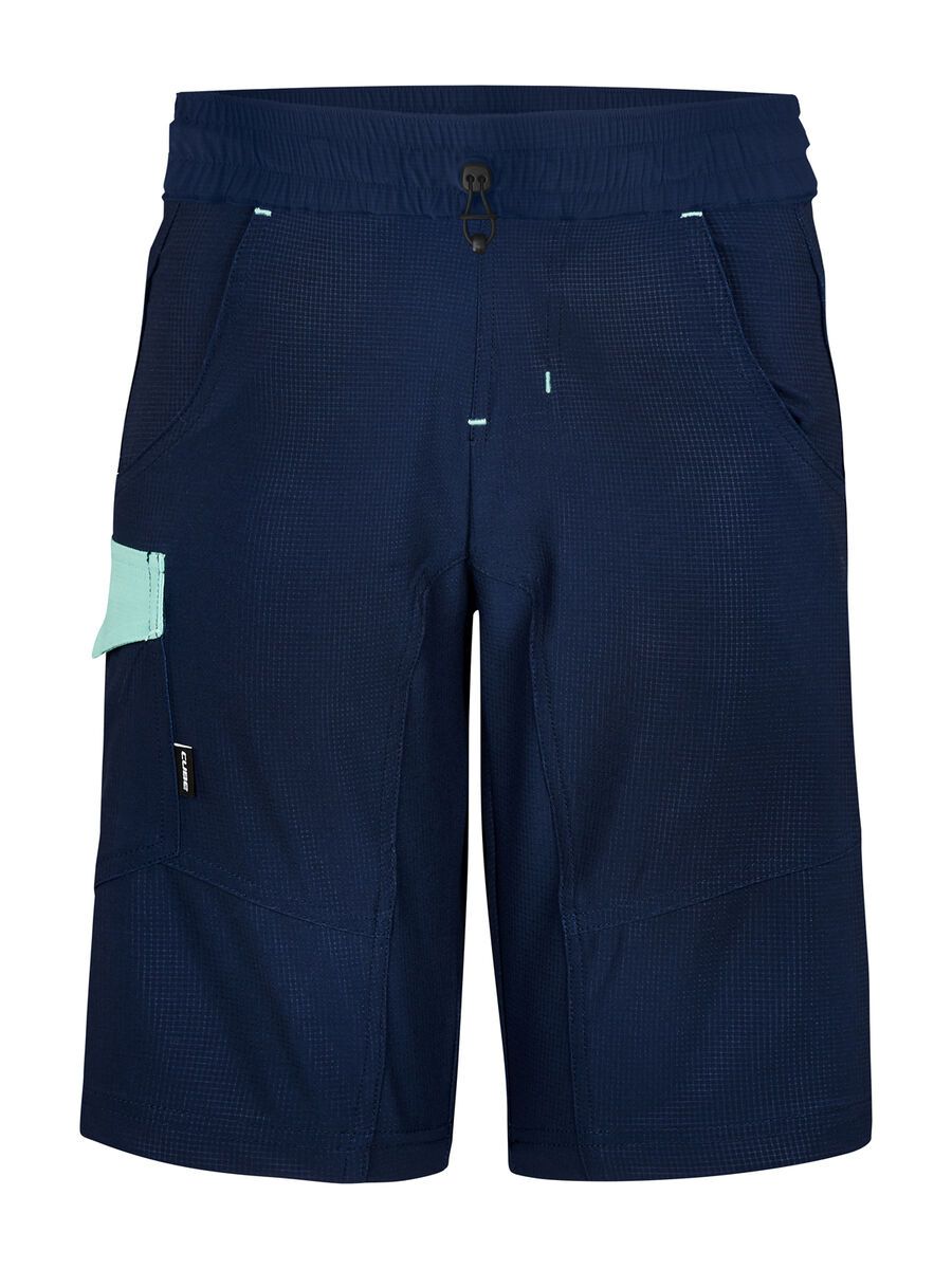 Cube Junior Baggy Shorts inkl. Innenhose, blue´n´mint - Bild 1