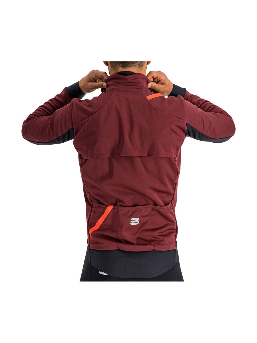 Sportful Fiandre Warm Jacket, red wine - Bild 9