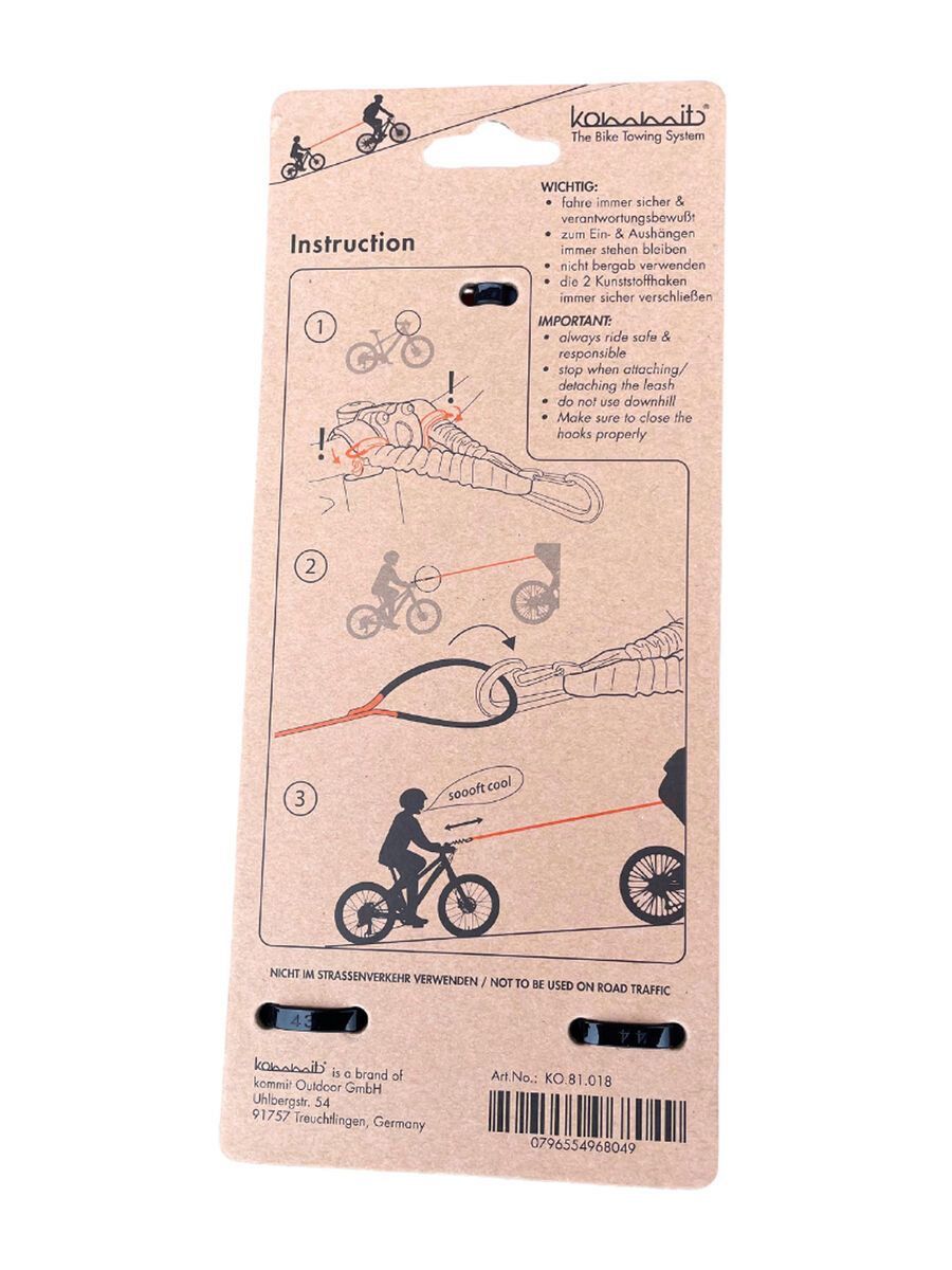 kommit Bike Bungee, schwarz/orange - Bild 2
