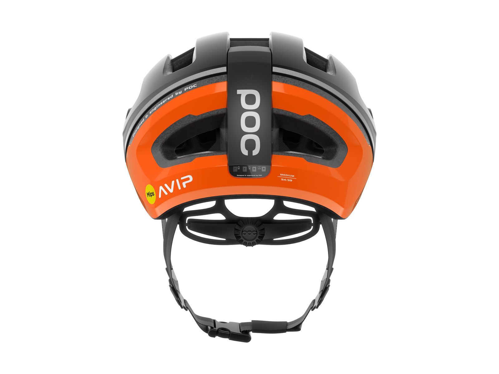 POC Omne Beacon MIPS AVIP, fluo orange/uranium black matt - Bild 4