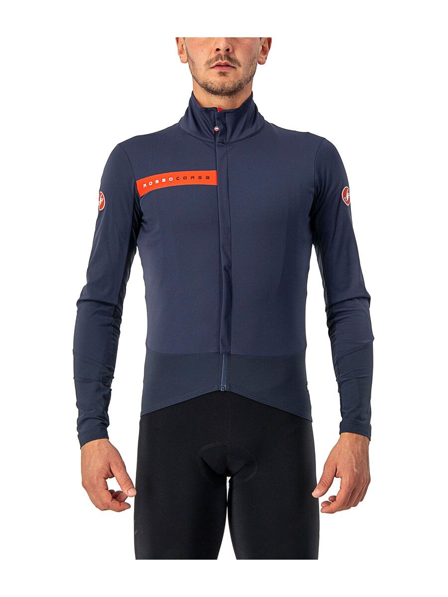 Castelli Beta RoS Jacket, savile blue/red - Bild 1