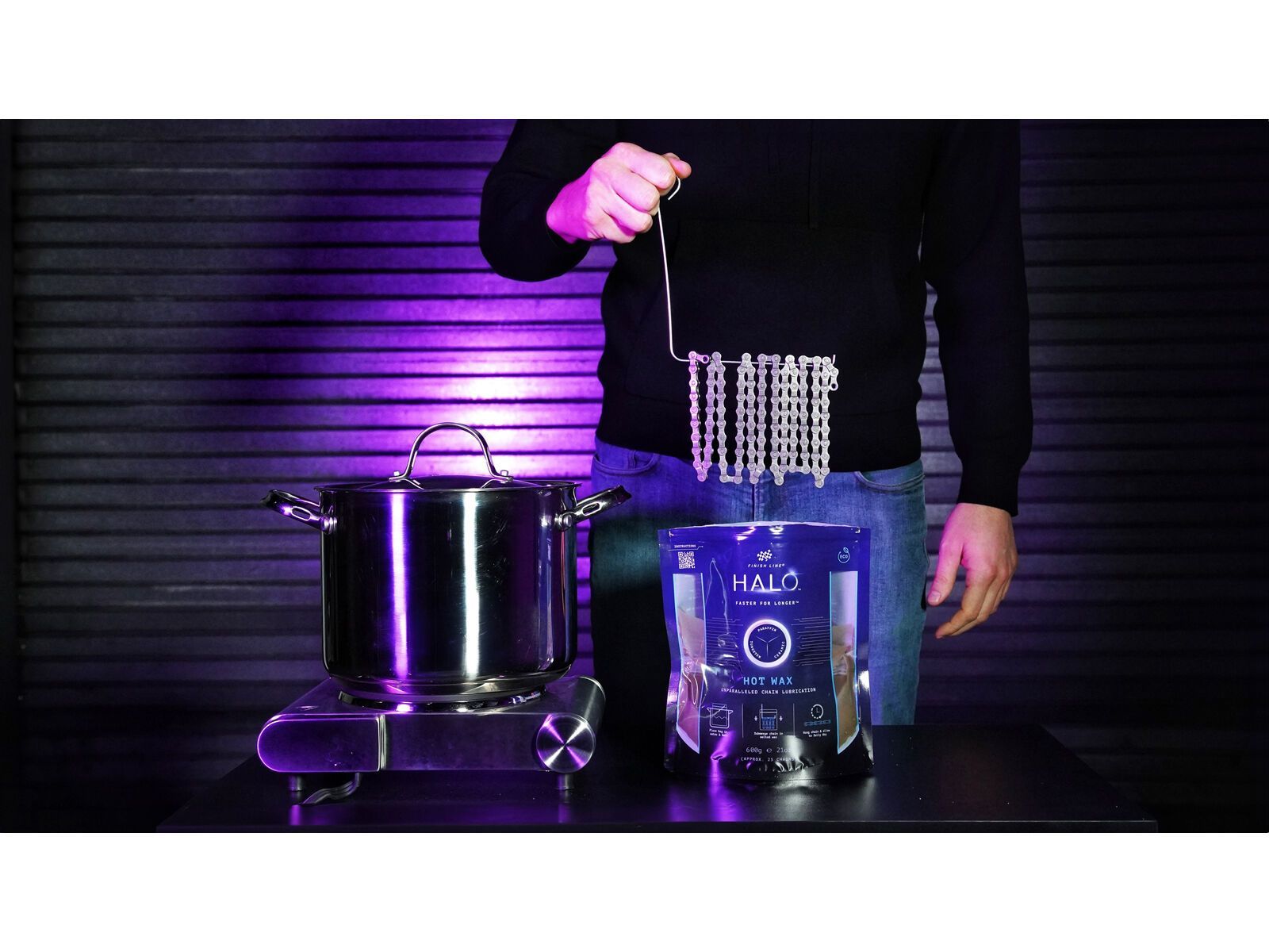 Finish Line Halo Hot Wax Lubricant - 600 g inkl. Kochbeutel - Bild 4