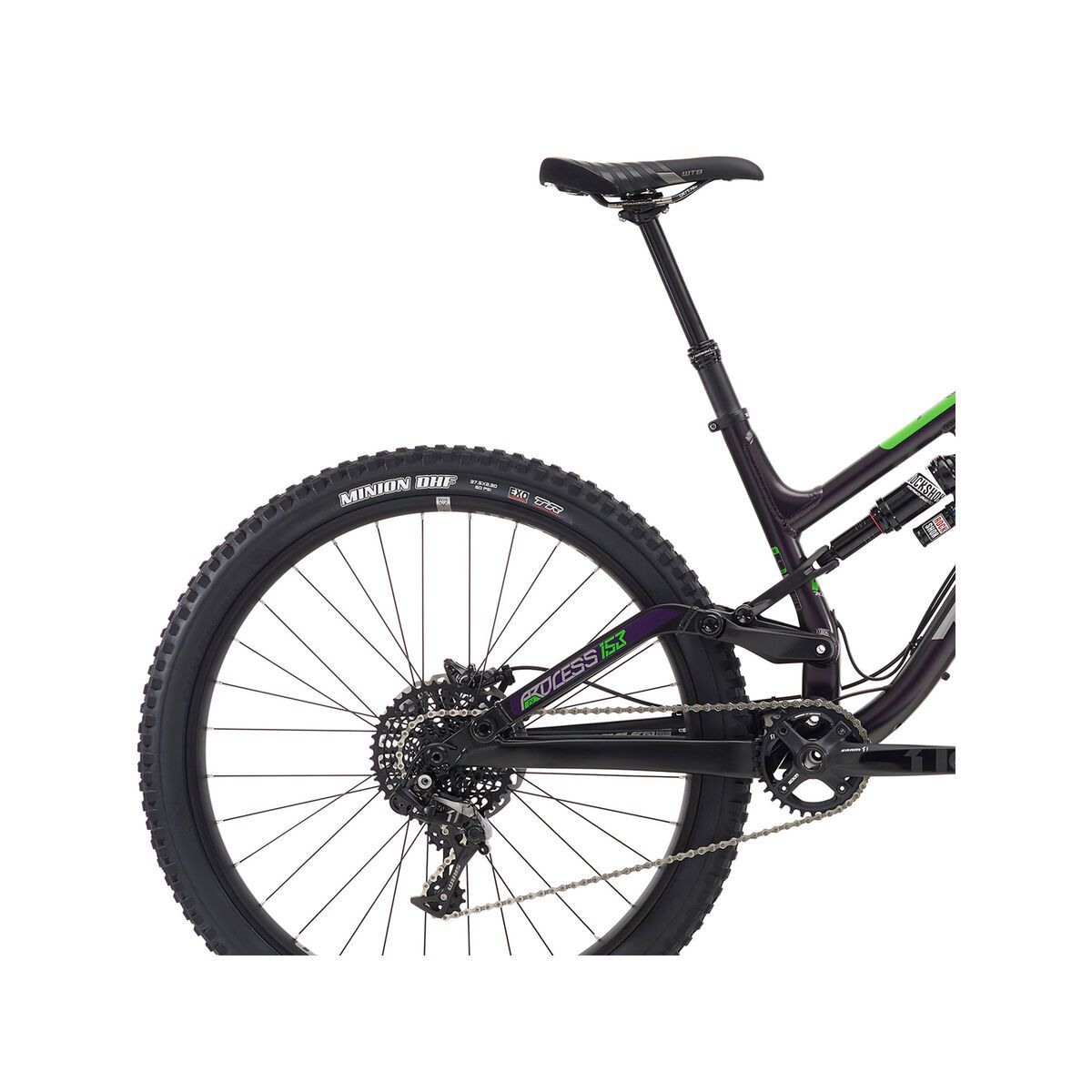 Kona Process 153 DL, matt purple & black w/ gloss silver & lime - Bild 5