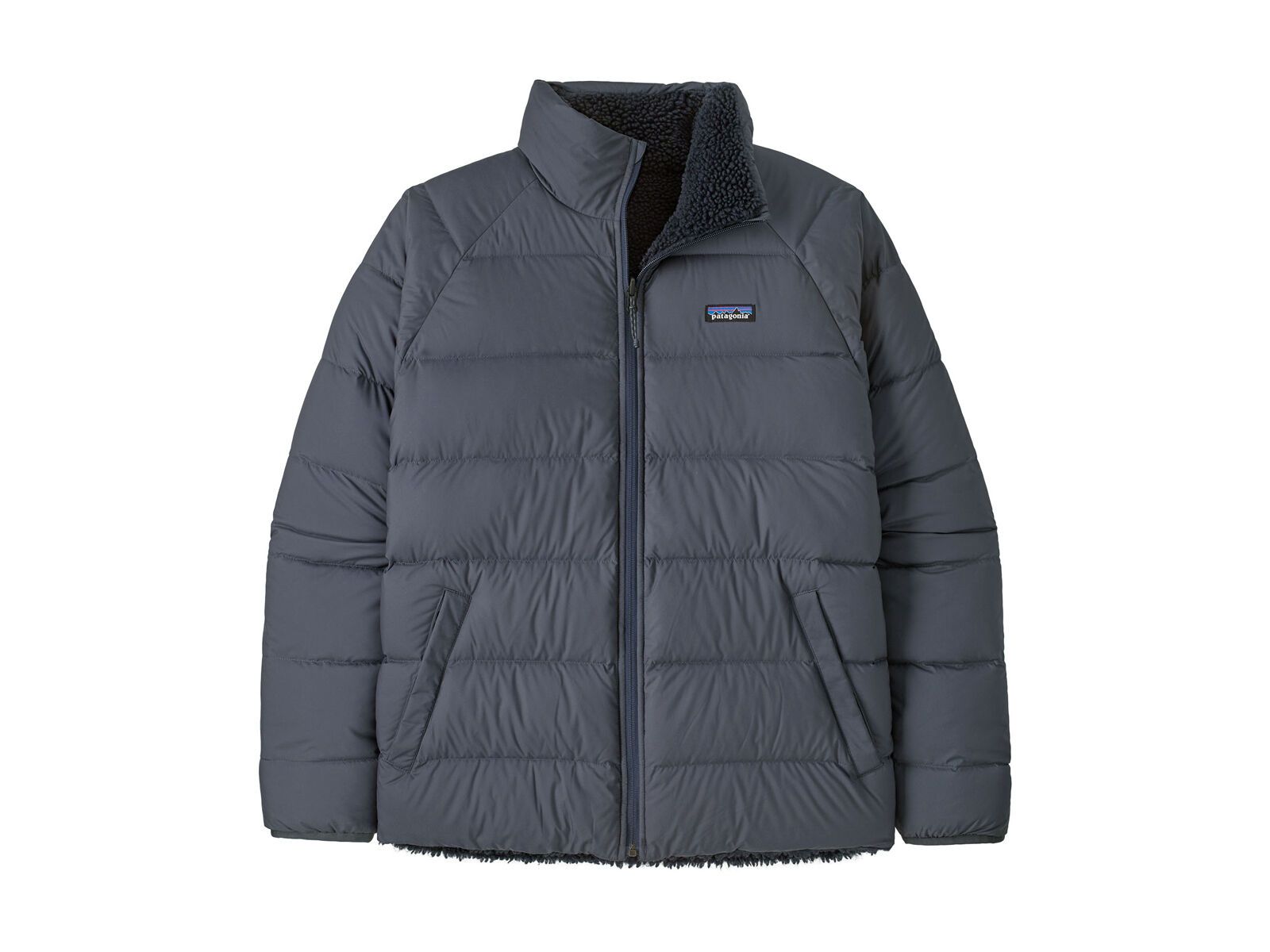 Patagonia Men's Reversible Silent Down Jacket, smolder blue - Bild 2