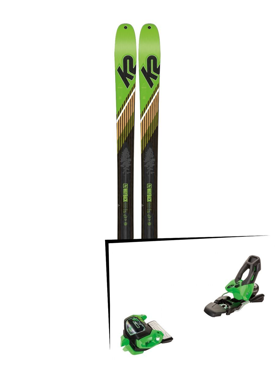 Set: K2 SKI Wayback 88 2019 + Tyrolia Attack² 11 GW green - Bild 1