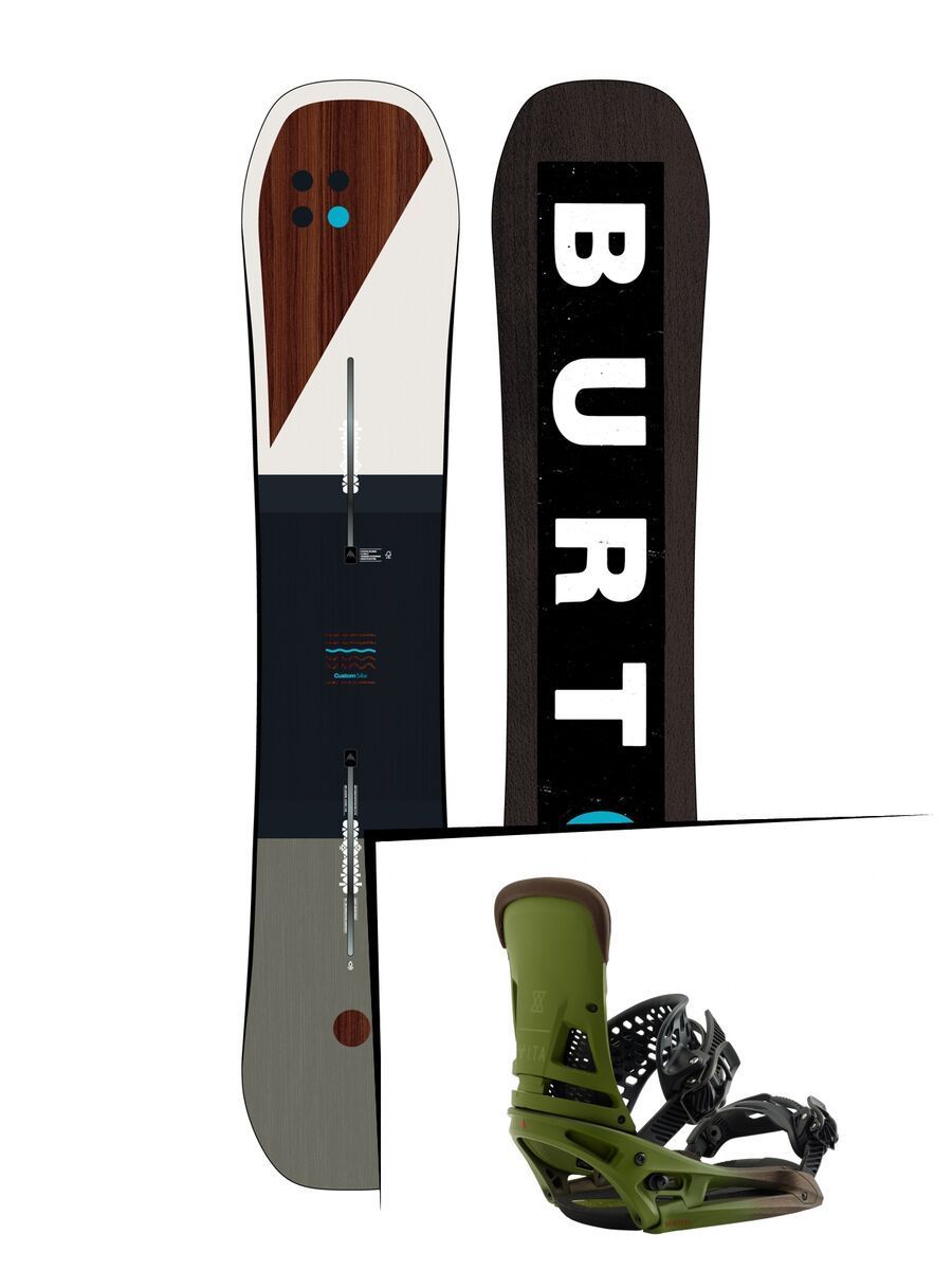 Set: Burton Custom Flying V 2019 +  Malavita EST (2218372S) - Bild 1