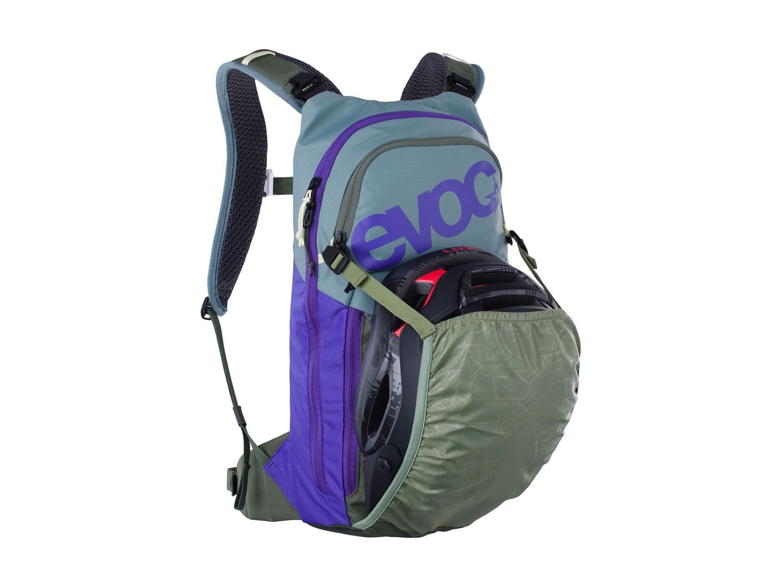 Evoc Stage 6 + Hydration Bladder 2, steel/violet/dark olive - Bild 5