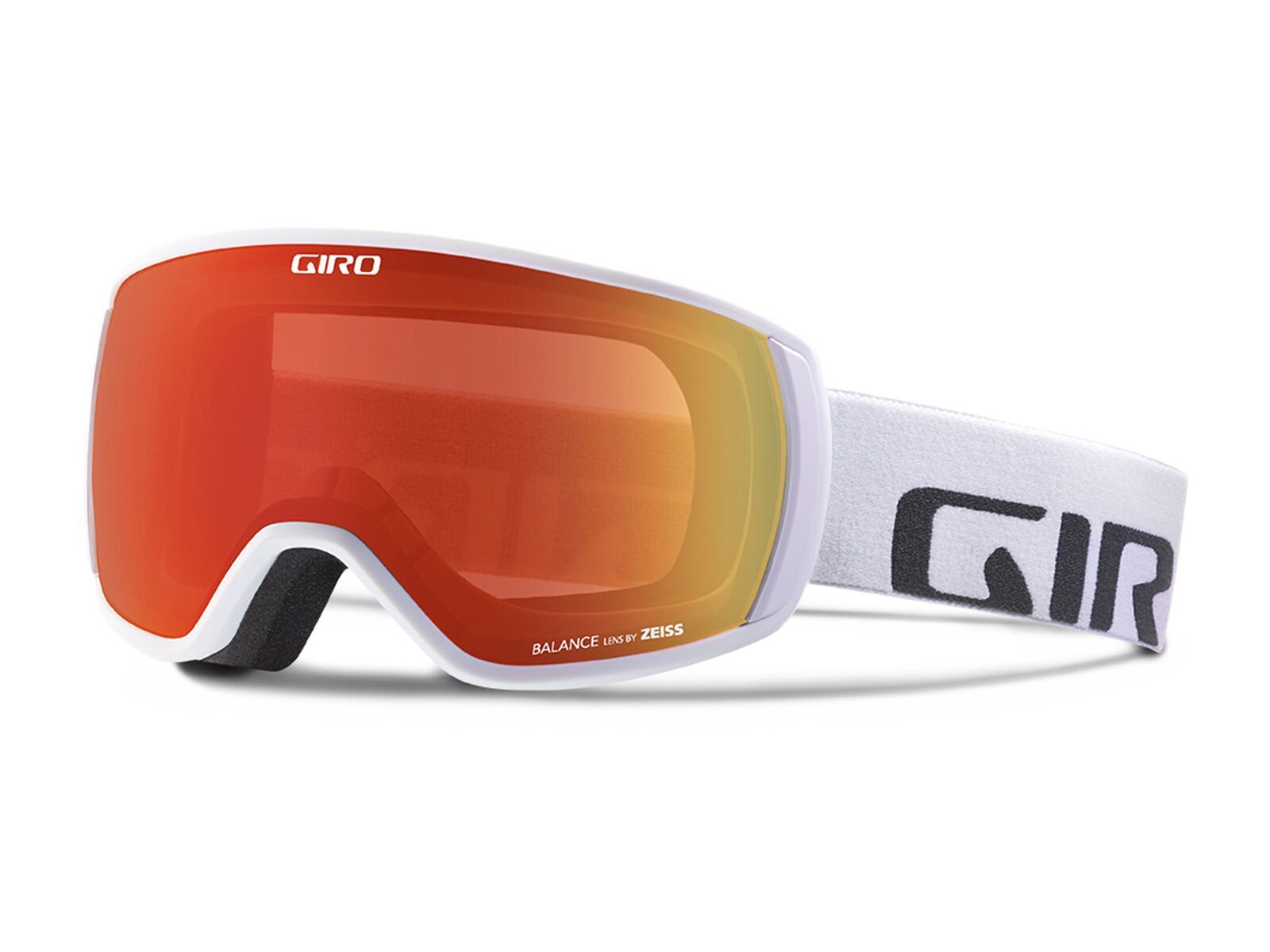 Giro Balance, white wordmark, amber scarlet - Bild 1