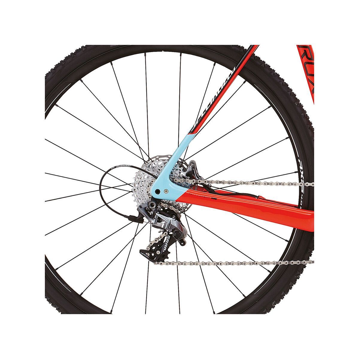 Specialized CruX Expert X1, gloss carbon/rocket red/white/light blue - Bild 4