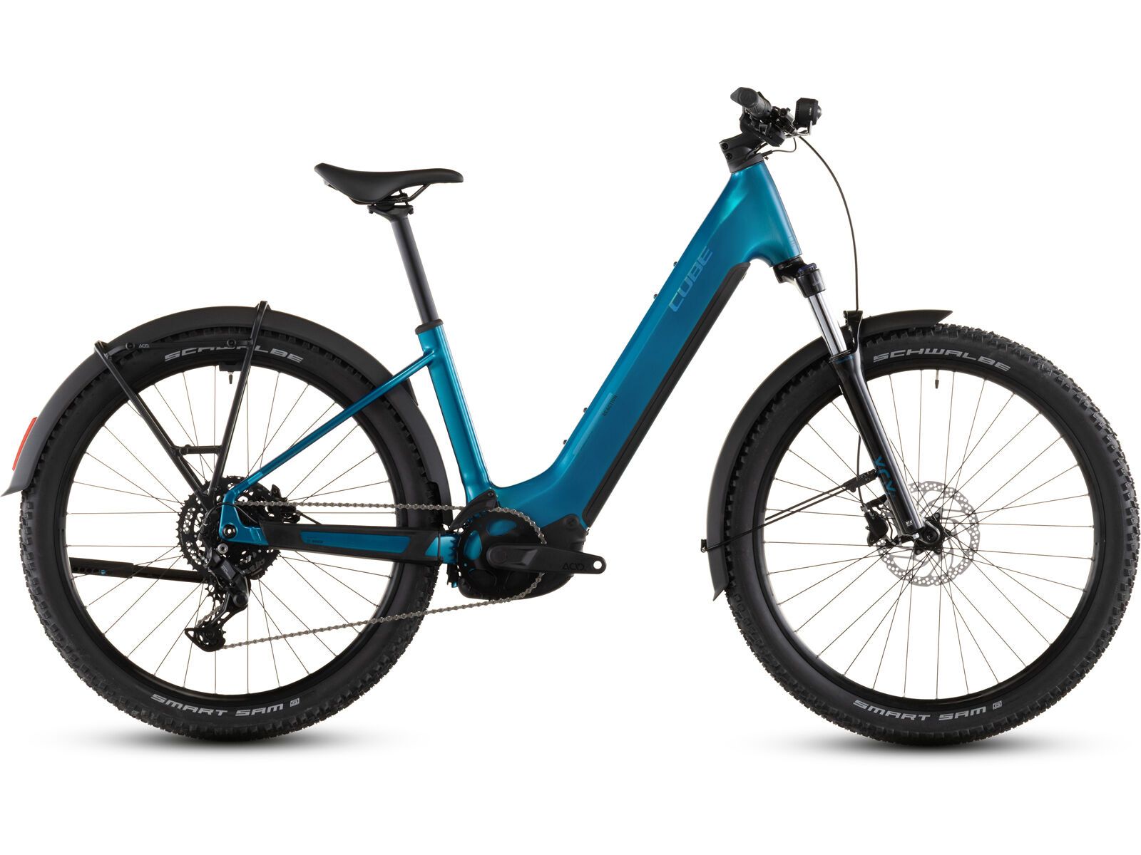 Cube Reaction Hybrid Performance 600 FE Easy Entry 27.5, electricblue´n´dazzle - Bild 1