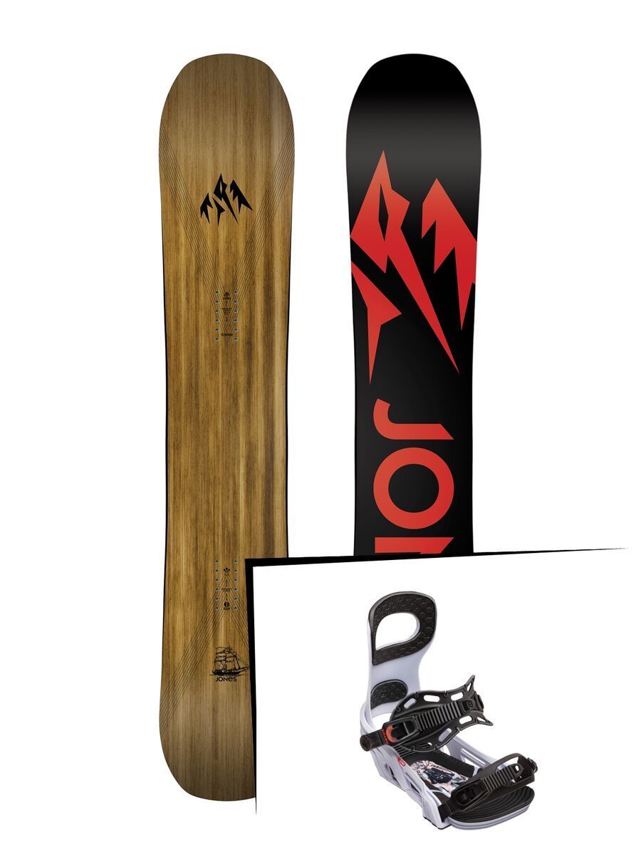 Set: Jones Flagship Wide 2019 + Bent Metal Joint white - Bild 1