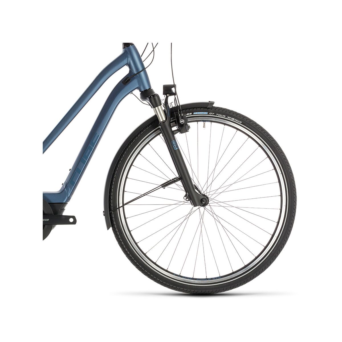 Cube Town Hybrid EXC 400 Trapeze, blue´n´blue - Bild 2