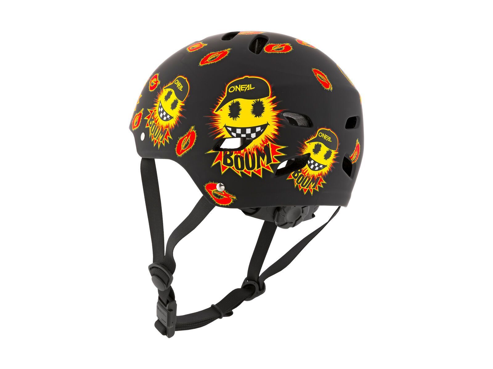 ONeal Dirt Lid Youth Helmet Emoji, black/yellow - Bild 4